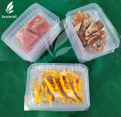 comprare Macchine di imballaggio di carne fresca con atmosfera modificata, sigillante di borse di cartografia da 5 kW con telaio di vetro online manufacture