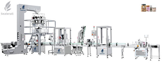 comprare Macchina di riempimento di granuli in acciaio inossidabile automatica con sistema di controllo PLC fabbricazione online