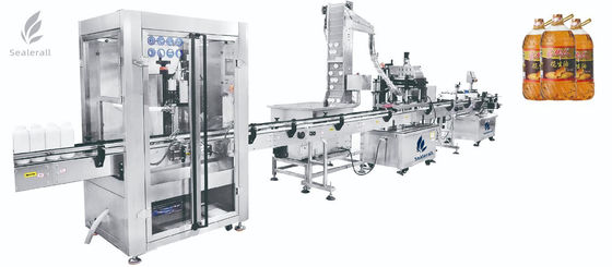 comprare Macchine di riempimento di bottiglie ad alta tecnologia completamente automatiche ad alta efficienza con design sicuro online manufacture